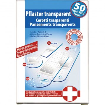 Pansements transparents 100 pièces