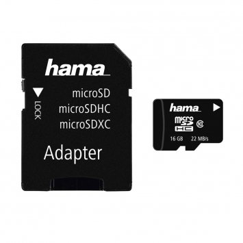Speicherk.16GB MicroSDHC+Adap.
