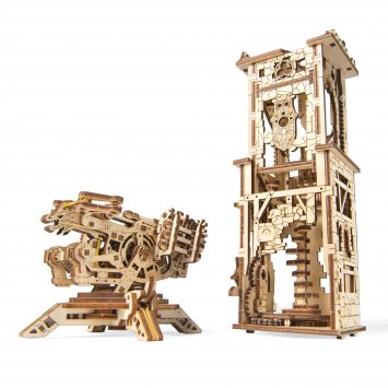 Maquette de bois tour et balliste