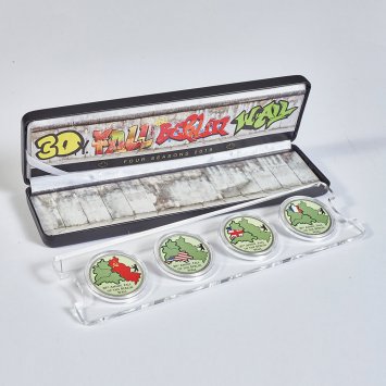 Assortiment de pièces d'argent "30e anniversaire de la chute du mur de Berlin"
