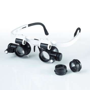 Lunettes-loupe avec éclairage