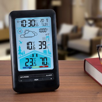 Wetterstation mit Belüftungsempfehlung