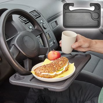 Auto-Lenkrad-Tablett, Auto-Essenstablett, praktisches Knietablett für