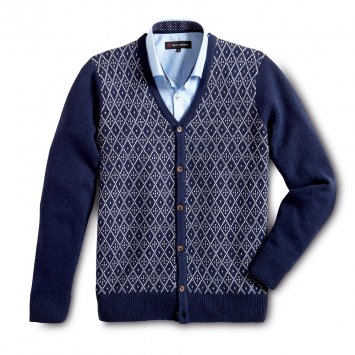 Lambswool Strickjacke