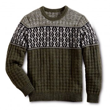 Norwegerpullover mit Alpaka