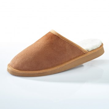 Pantoufles en peau d'agneau