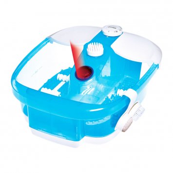 Bain effervescent pour les pieds avec rouleaux massant