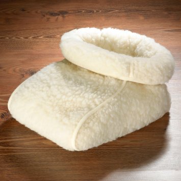 Chauffe-pieds en laine vierge