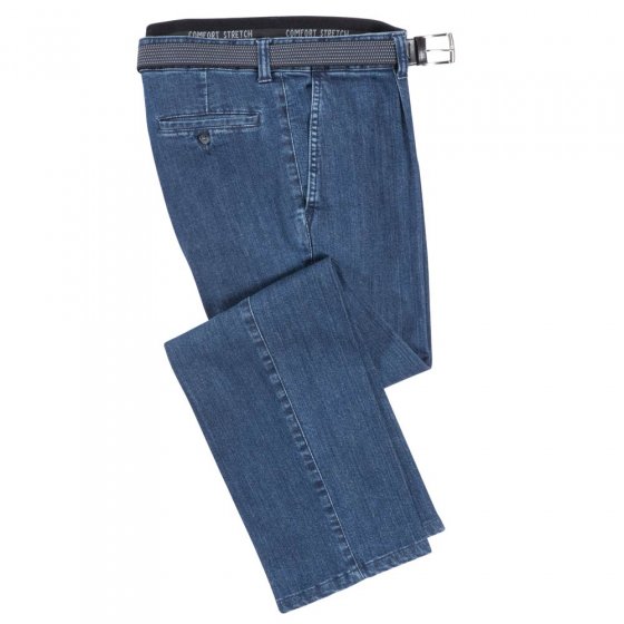 Bundfalten-Jeans 