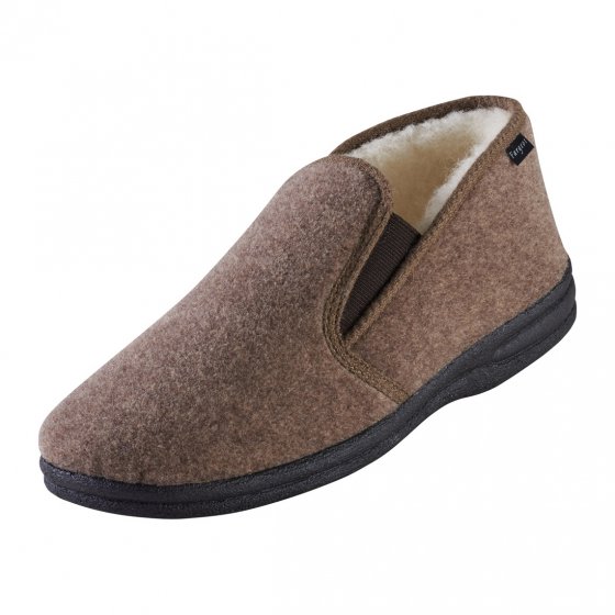 Lammwoll-Pantoffel,Gr.36 36 | Beige