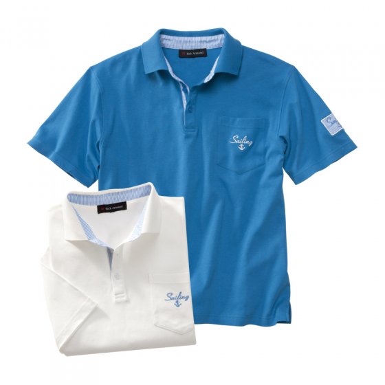 Maritimes Polo Shirt - 2er Set 