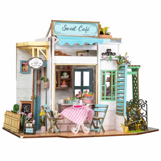 Miniatur-Kaffeehaus zum Selbstbasteln