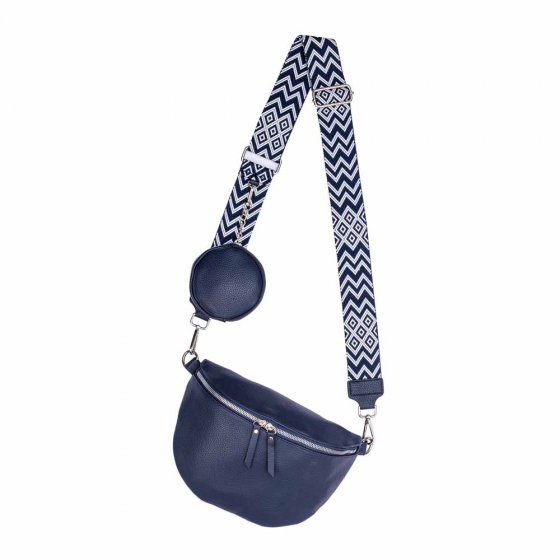 Schultertasche, marine 