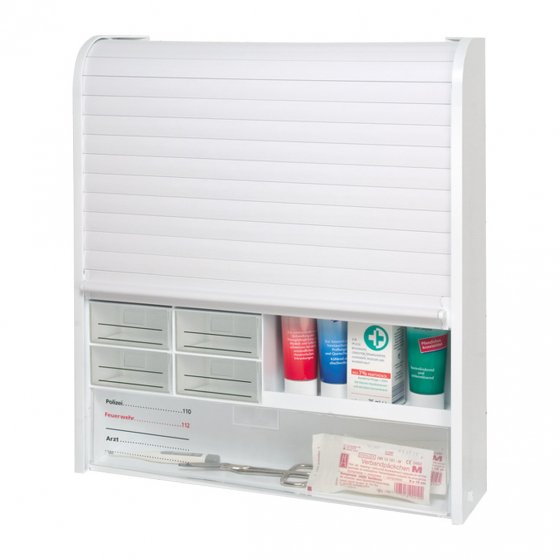 Armoire à pharmacie à volet c. | Blanc