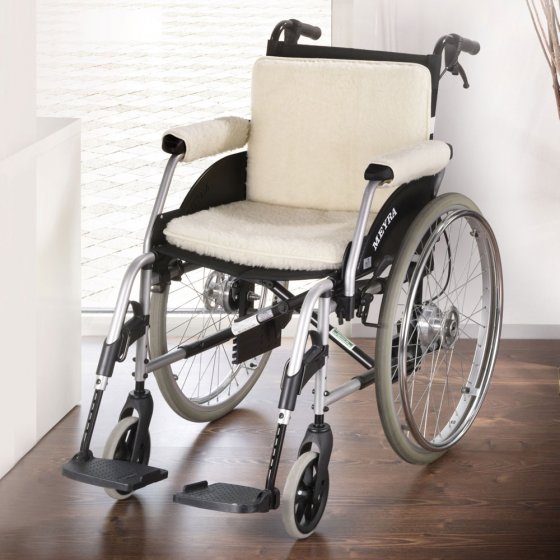 Schurwoll-Rollstuhlset 