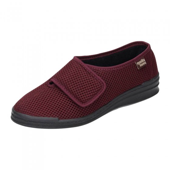 Damen-Kletthausschuh,rot, 39 39 | Rot
