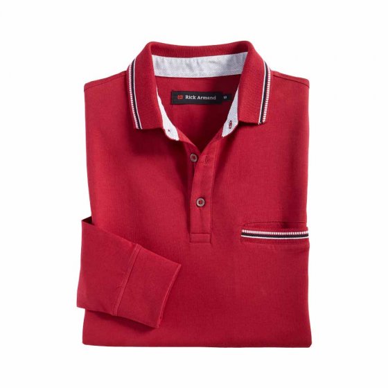 Aktuelles Poloshirt 3XL (64/66) | Dunkelrot
