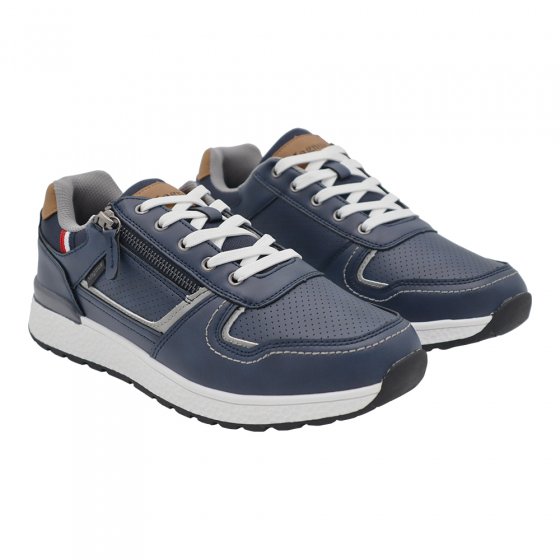 Chaussure à lacets avec fermeture éclair 46 | Bleu