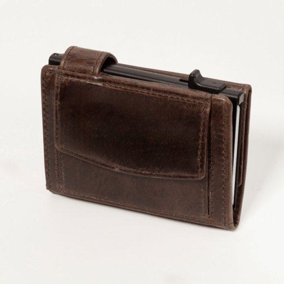 Porte-cartes RFID Click&Go Marron