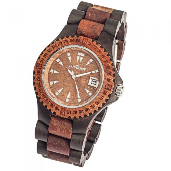 Armbanduhr aus Sandelholz 