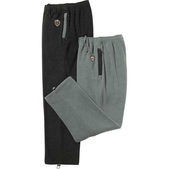 Thermohosen im 2er-Set XL | Schwarz#Grau