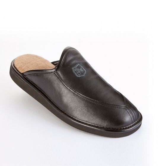 Chaussons e.cuir ult.lég.,noir 46 | Noir