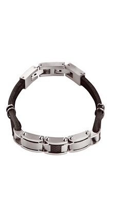 Leder-Armband mit Neodymium-Germanium 