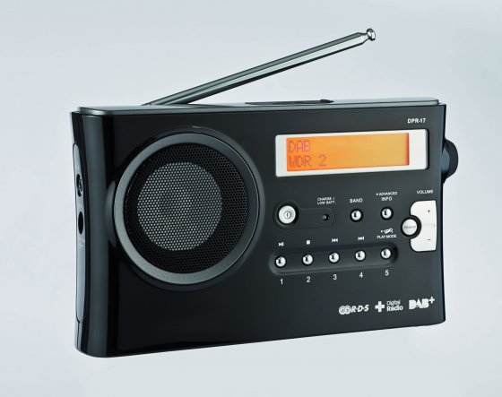 Tragbares DAB-Radio mit Aufnahmefunktion 