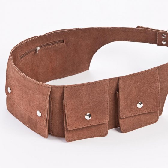 Ceinture trekking cuir vachette 