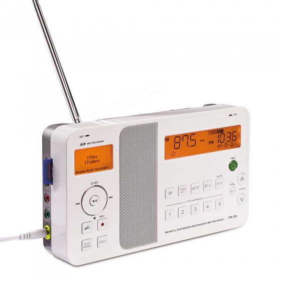 Radio mit MP3-Recorder und -Player 