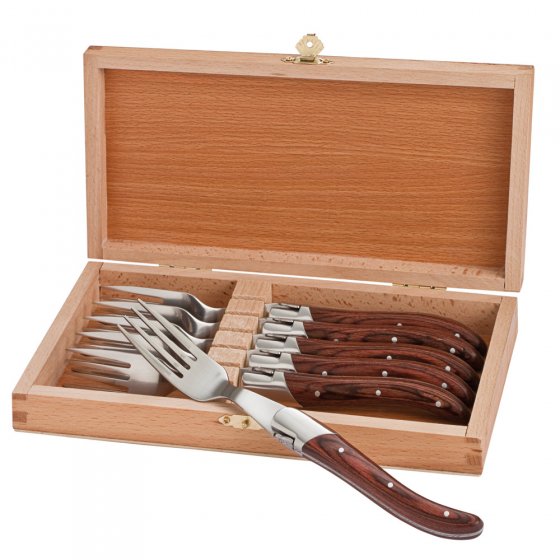 Laguiole Steakgabel-Set 6-teilig 