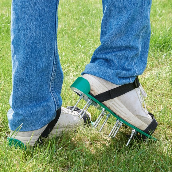 Patins aérateurs de gazon 1 paire  