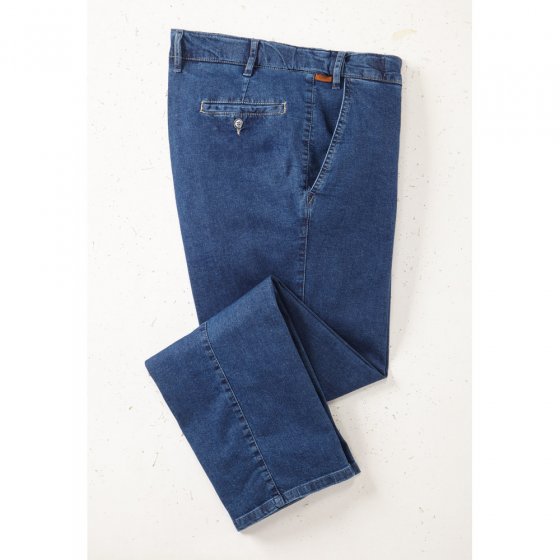 Lei. Stretchbund-Jeans,Blau,27 27 | Jeansblau