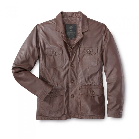 Veste légère en cuir nappalan