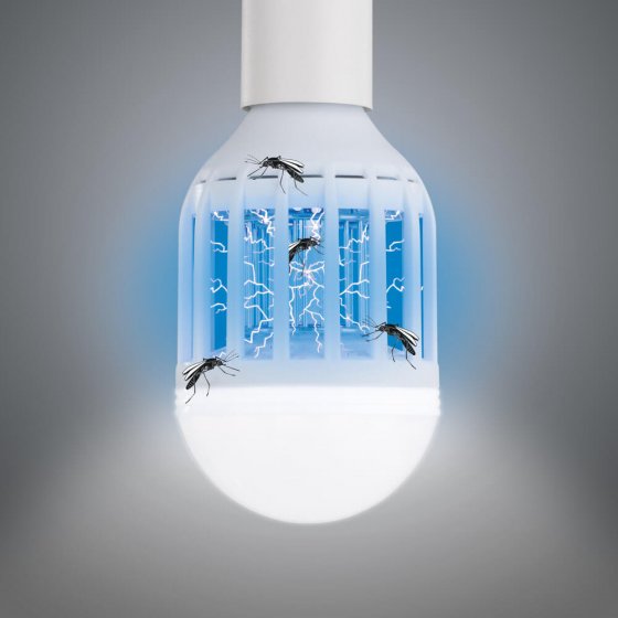 Lampe LED anti-moustiques "2 en 1"