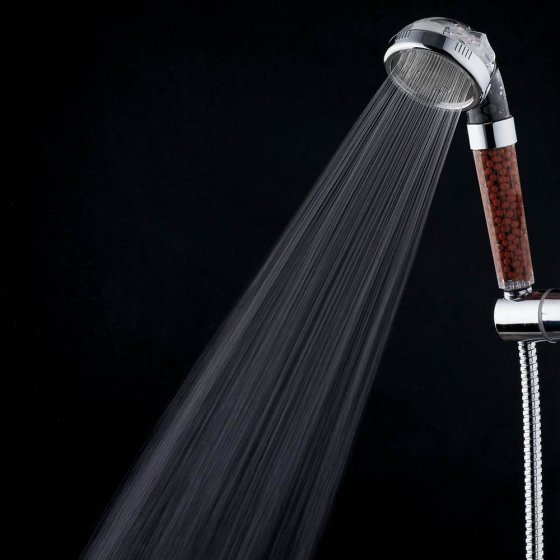 Pommeau de douche avec filtre minéral 