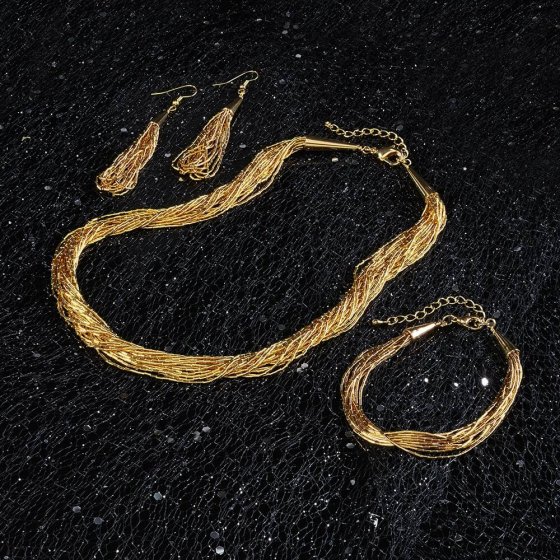 parure de bijoux "Goldfluss" bracelet 