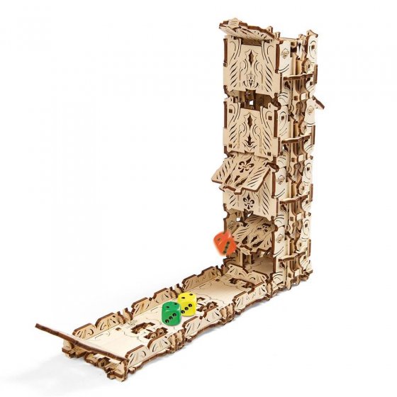 Maquette bois tour et caissons à dés 