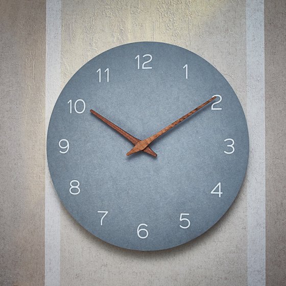 Lautlose Holz-Wanduhr 