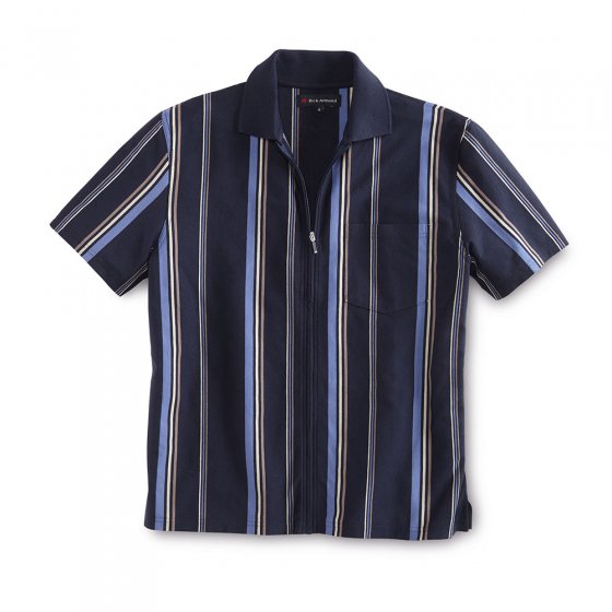 Poloshirt mit Ganzreißverschluss