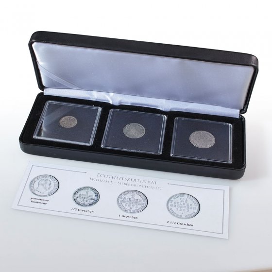 Assortiment numismatique  "gros d'argent de Prusse" 