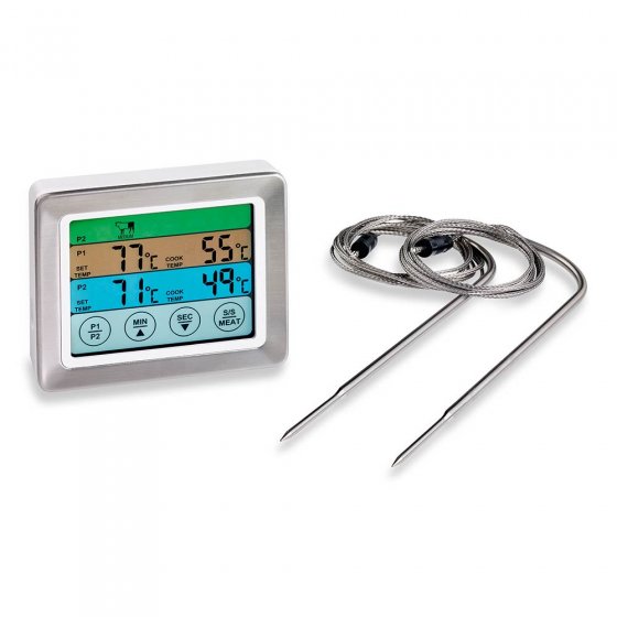 Bratenthermometer mit 2 Fühlern 