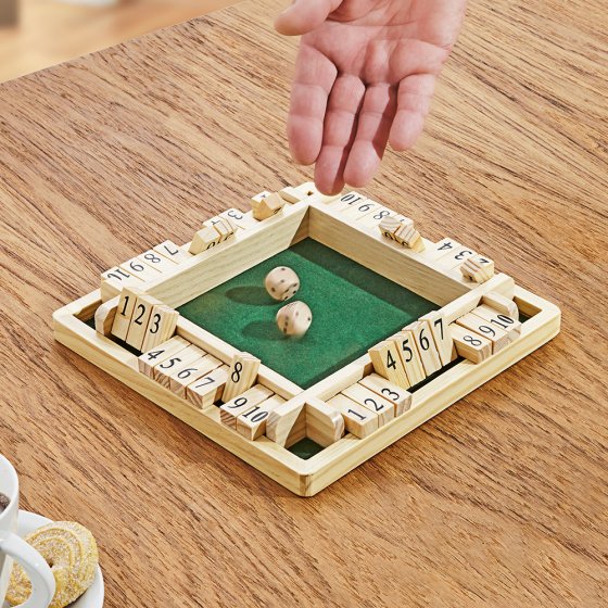 Jeu de trac  "shut the box Deluxe"  pour quatre 