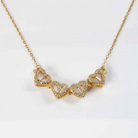 Herzblatt-Collier 