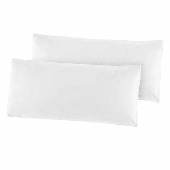 Kissenhüll.2er-Set,40x80 weiß | Weiß