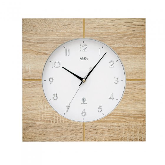 Horloge murale radio-pilotée "Nature" 