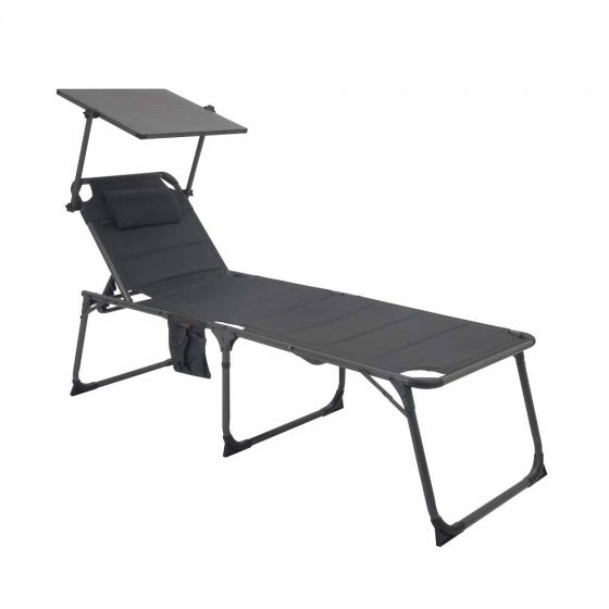 Chaise longue pliante solaire