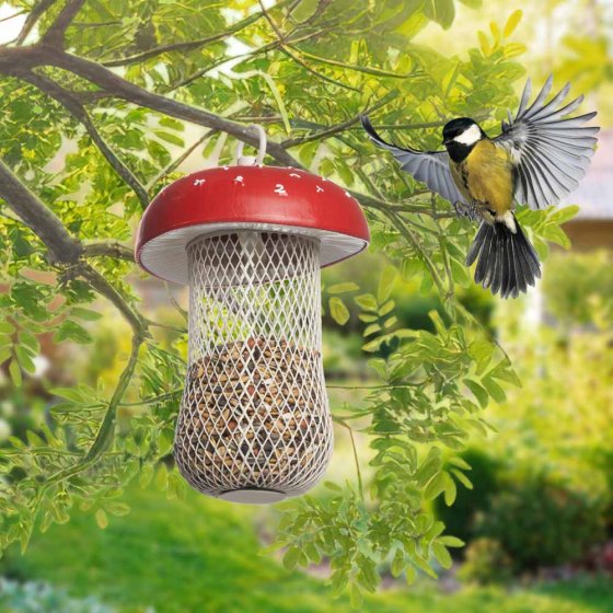 Mangeoire pour oiseaux « Amanite tue-mouche » 