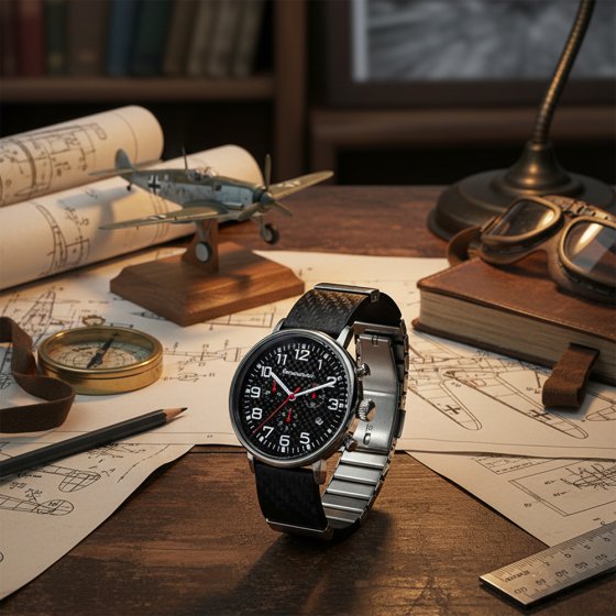 Chronographe - Carbone 