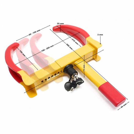 Verstellbare Parkkralle 